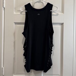 Black Sleeveless Women's Top